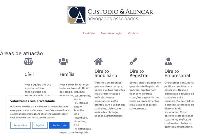 Screenshot of custodioealencar.com.br