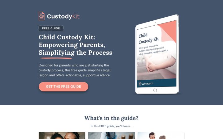 Screenshot of custodykit.com