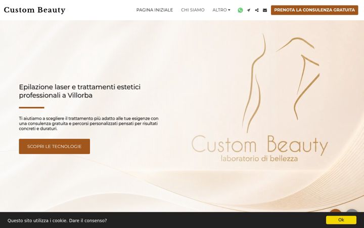Screenshot di custom-beauty.it