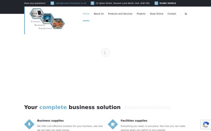 Екранна снимка на custom-business.co.uk