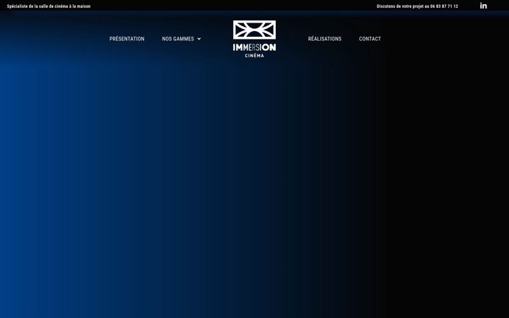 Screenshot van custom-cinema.fr