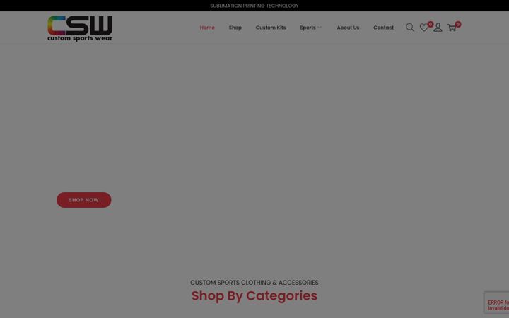 Screenshot of custom-wear.eu