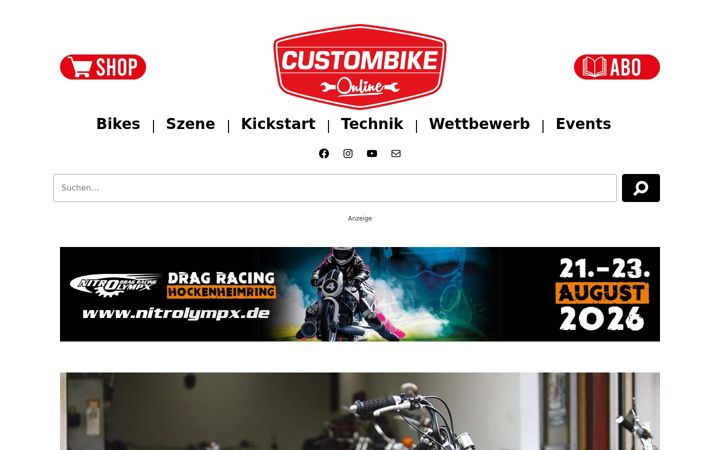 Screenshot of custombike.de