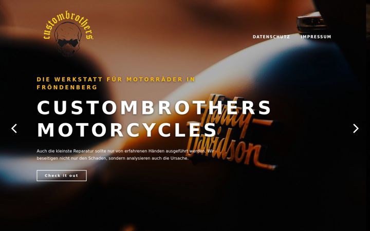 Screenshot of custombrothers.de