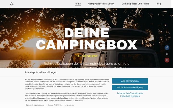 Screenshot of customcampbox.de