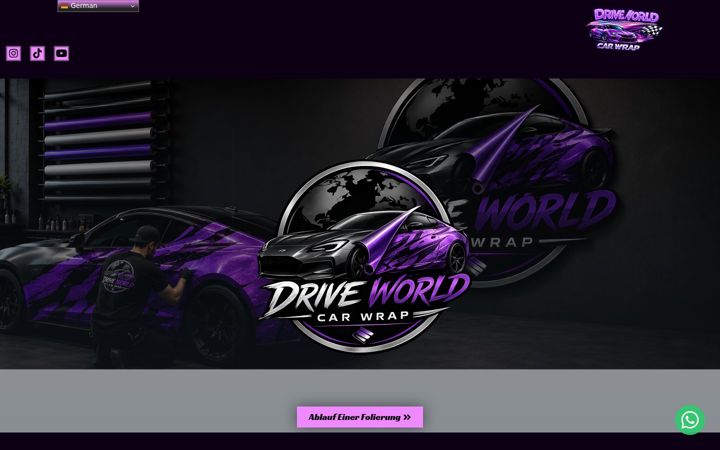 Screenshot of customcarfoil.ch