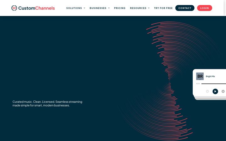 Screenshot of customchannels.net
