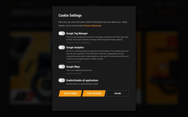 Screenshot of customchrome.eu