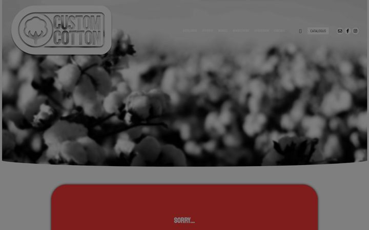 Screenshot of customcotton.nl