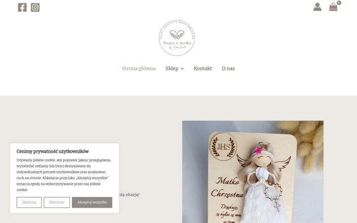 Screenshot of customcrafts.pl