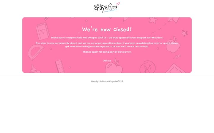 Screenshot of customcrayation.co.uk
