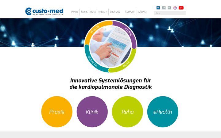 Screenshot of customed.de