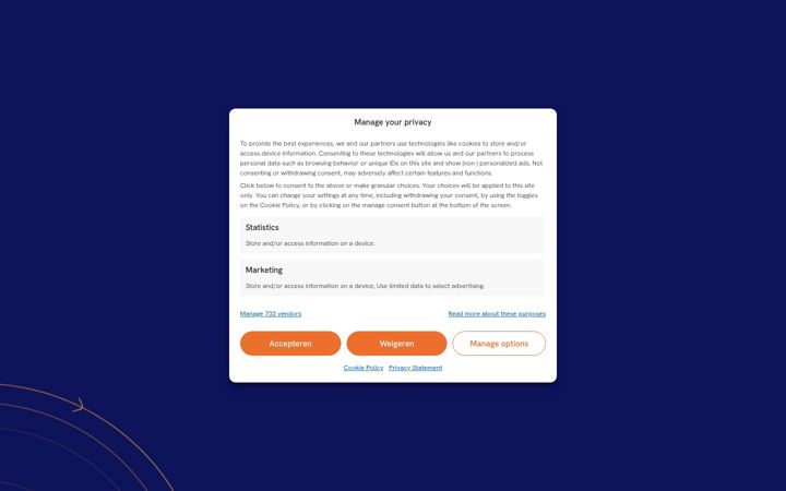 Екранна снимка на customercontactcompany.nl