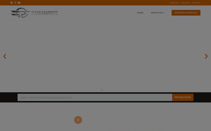 Screenshot of customermotos.com.br