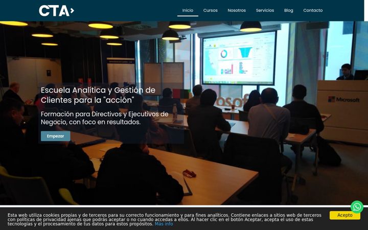 Screenshot of customertarget.academy