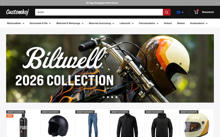 Screenshot of customhoj.de
