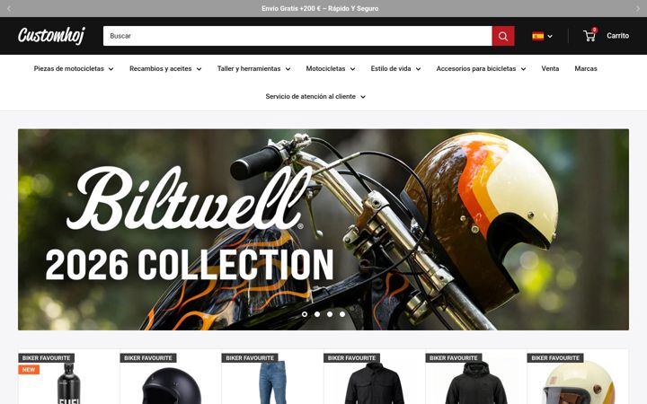 Screenshot of customhoj.es