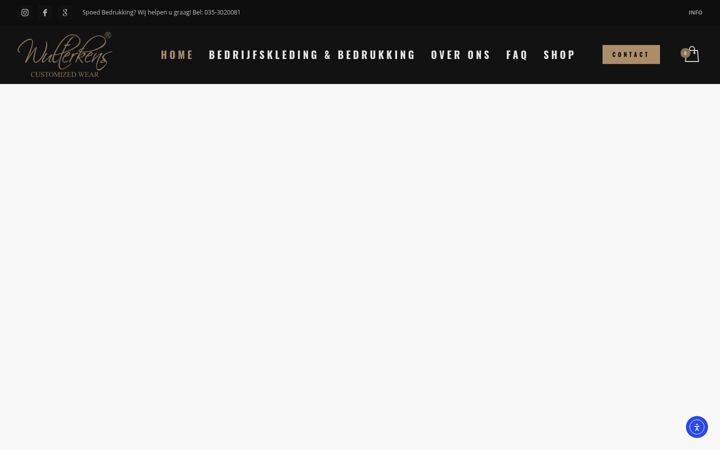 Screenshot of customizedwear.nl