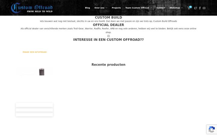 Screenshot of customoffroad.eu