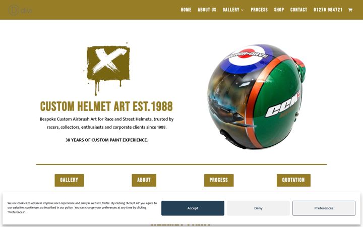 Screenshot of custompaint.co.uk