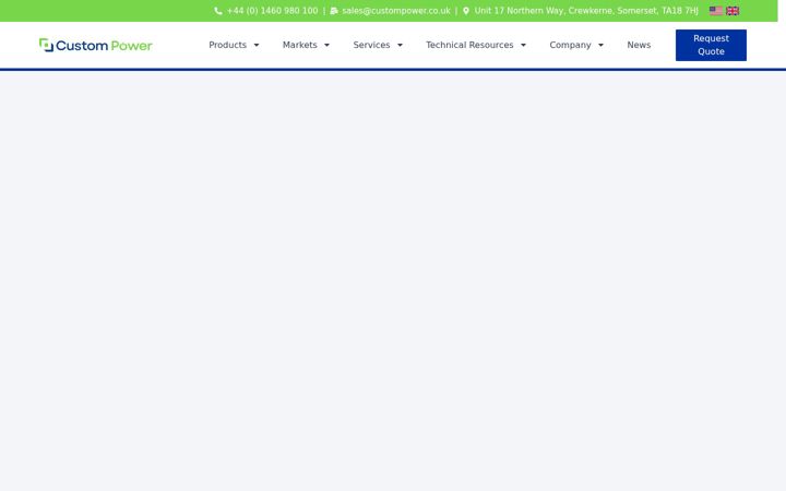 Screenshot of custompower.co.uk