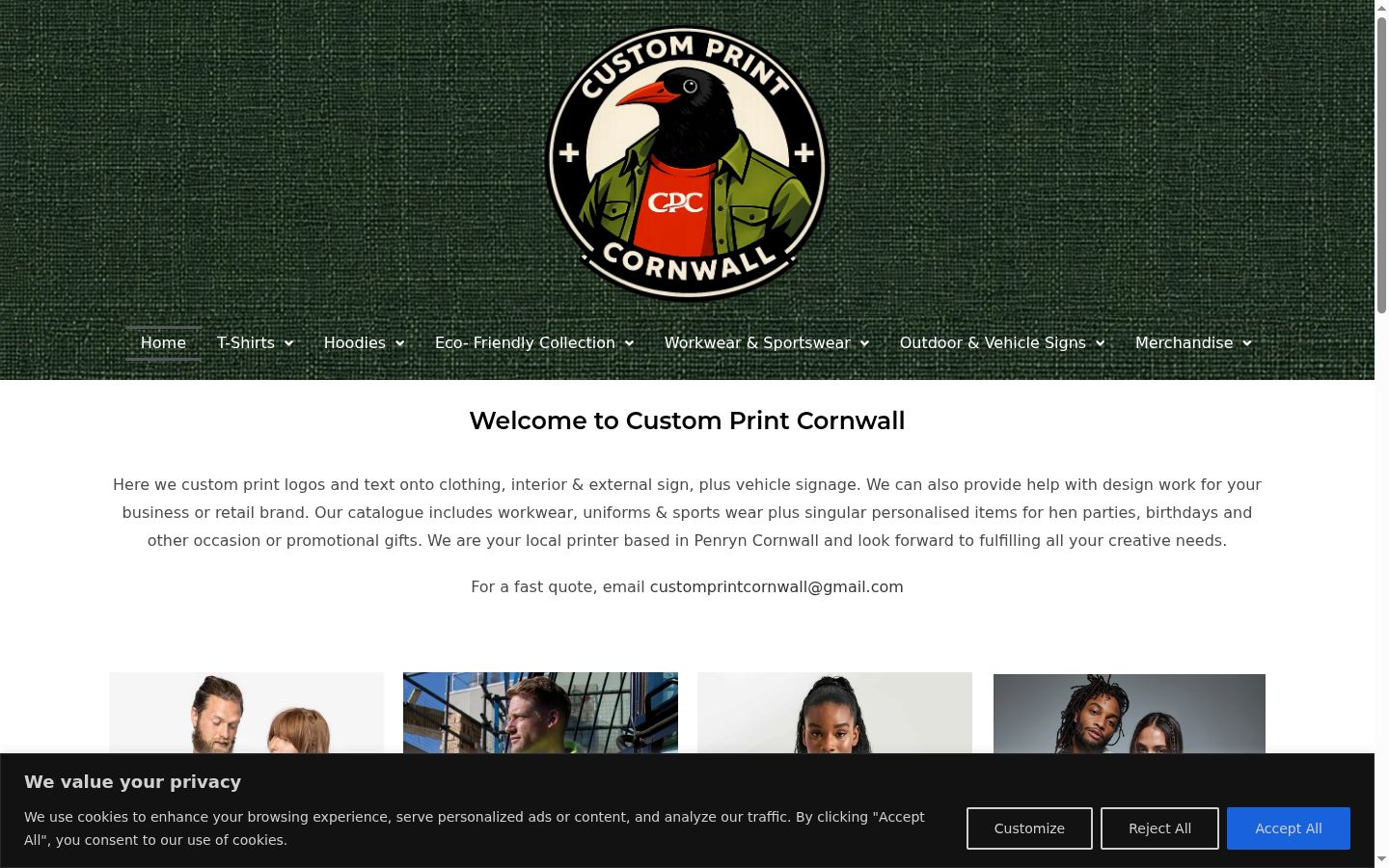 Screenshot tal-banner tal-kunsens muri qabel kwalunkwe interazzjoni