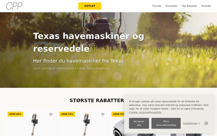 Screenshot of customproductsplugin.dk