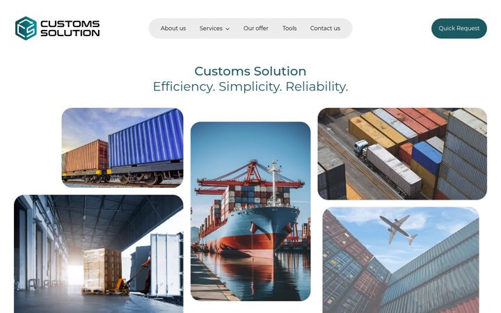 Screenshot of customs-solution.com.gr
