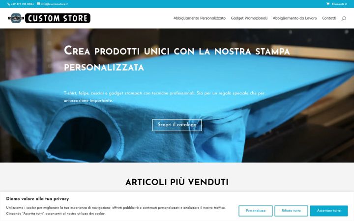 Screenshot di customstore.it