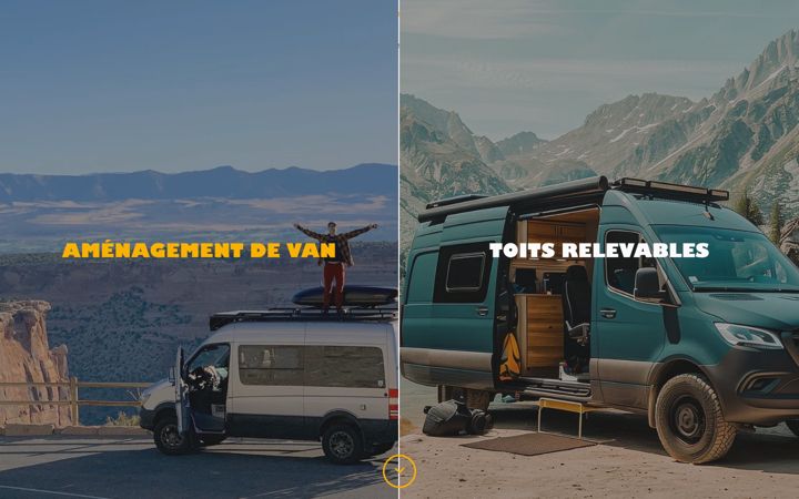 Screenshot of custovan.fr