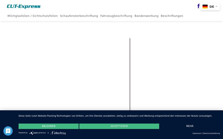 Screenshot of cut-express.de