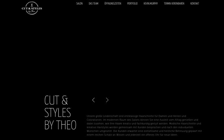 Screenshot of cutandstylesbytheo.de