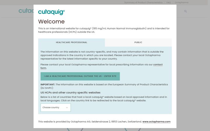 Screenshot of cutaquig.com