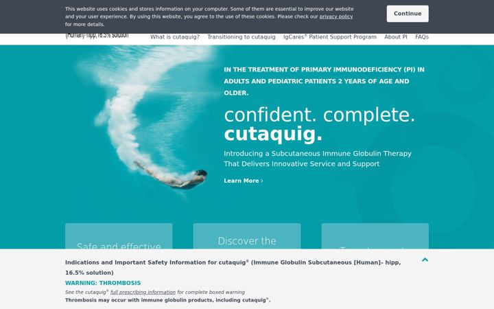 Screenshot of cutaquigusa.com