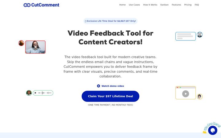 Screenshot of cutcomment.com
