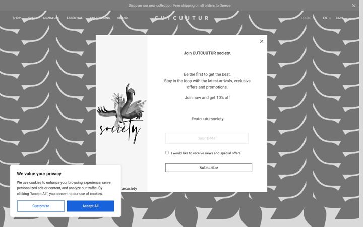 Screenshot of cutcuutur.com