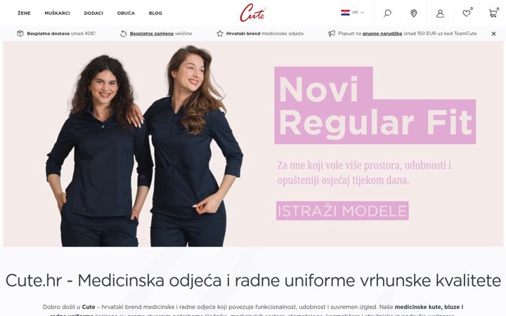 Snimka zaslona za cute.hr