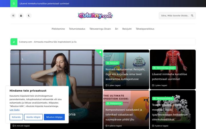 Screenshot of cuteany.com