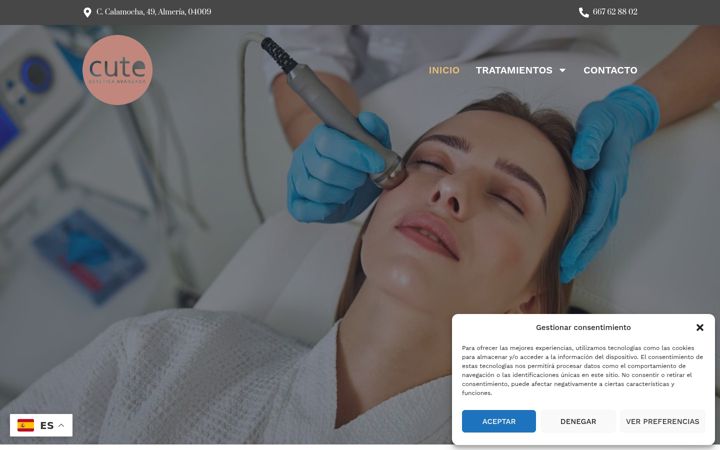 Screenshot of cuteesteticaavanzada.com