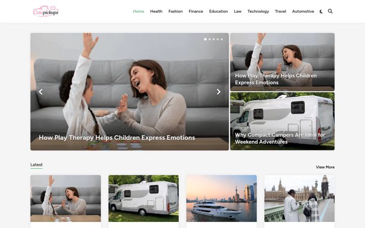 Screenshot of cutepickups.com
