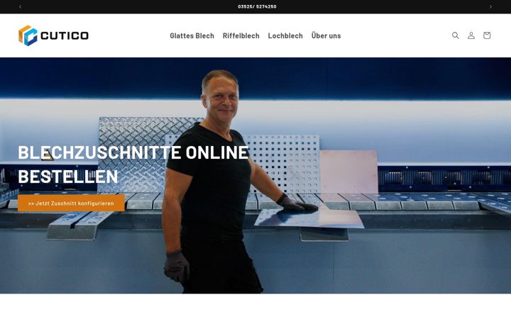 Screenshot of cutico.de