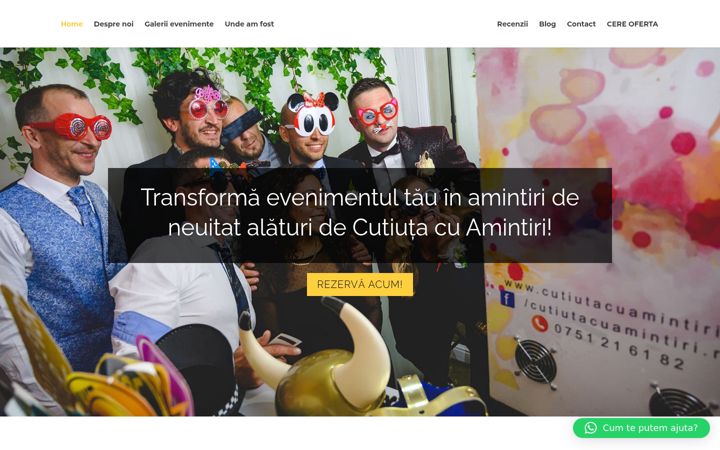 Screenshot of cutiutacuamintiri.ro