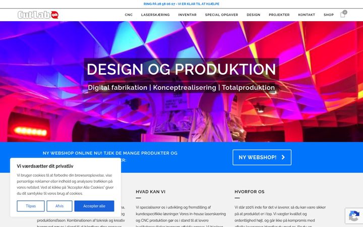 Képernyőkép: cutlab.dk