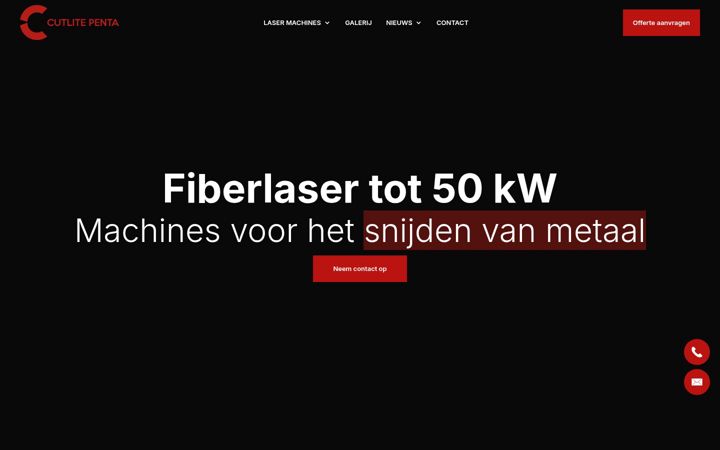 Screenshot di cutlitepentabenelux.nl