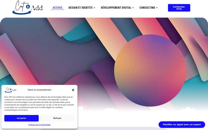 Screenshot of cutnadd.fr