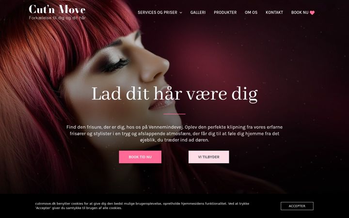 Screenshot of cutnmove.dk