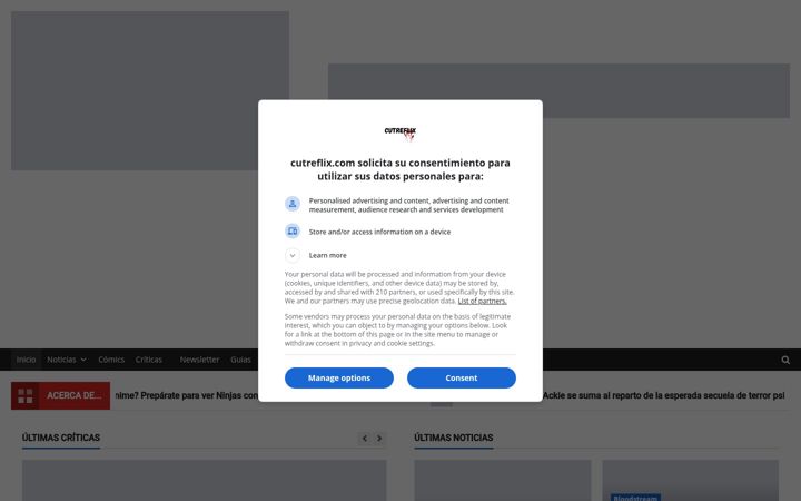 Screenshot di cutreflix.com