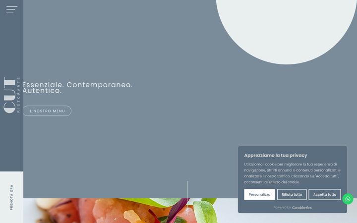 Screenshot ta' cutristorante.it