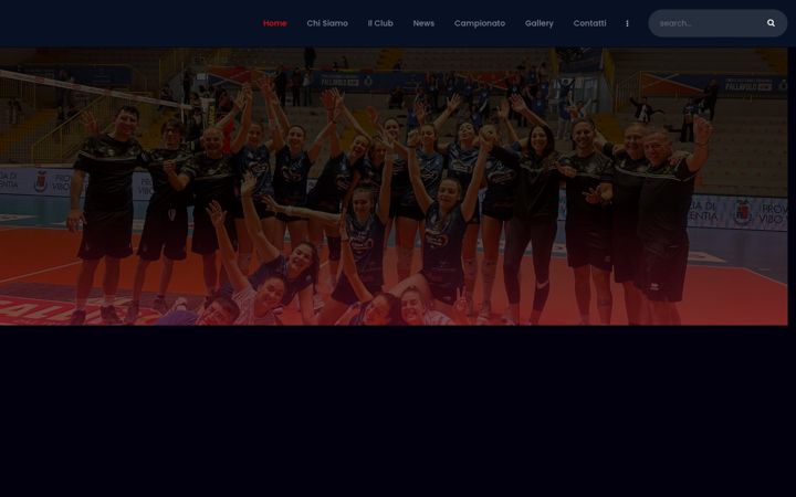 Screenshot of cutrofianovolley.it