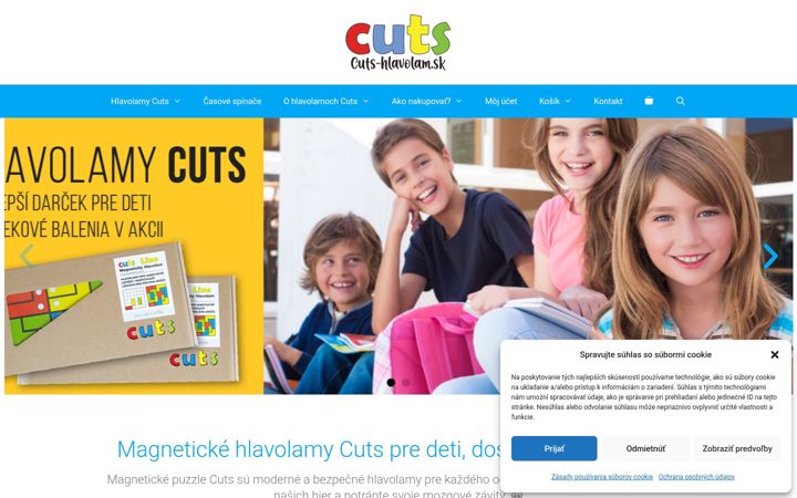 Screenshot of cuts-hlavolam.sk